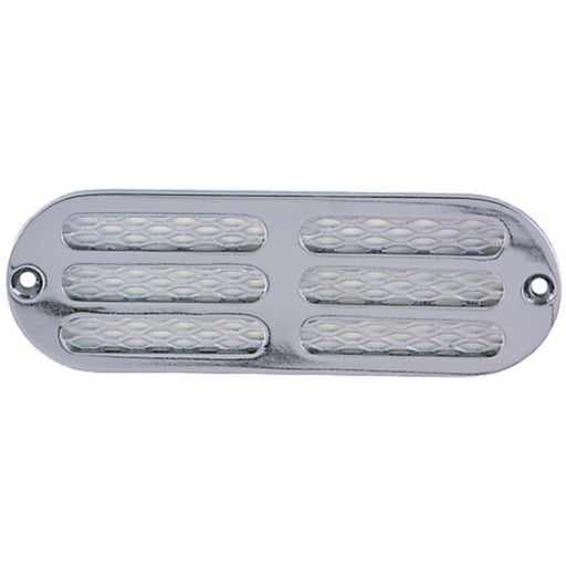 Perko Transom/Locker Vent, 6" Chrome/Brass