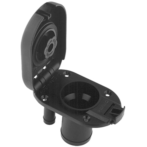 Perko Black Plastic Gas Fill & Tank Vent w/Straight Neck