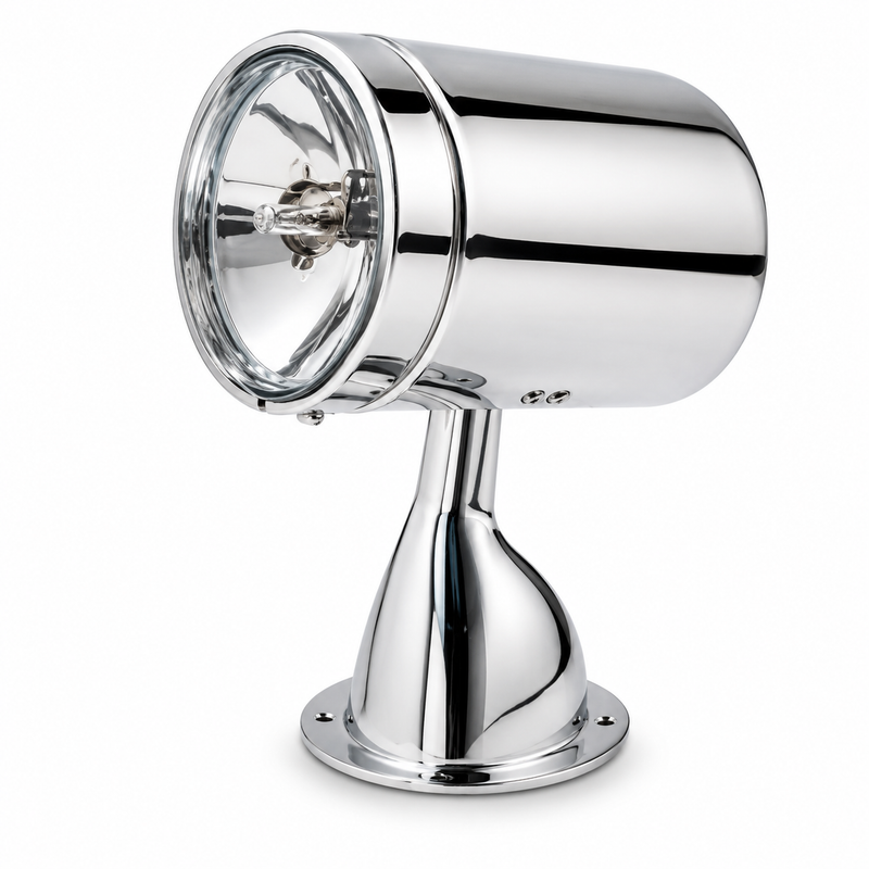 Guest 22040A 5" Stainless Steel Remote Spot/Flood Searchlight – 12V with Joystick Control