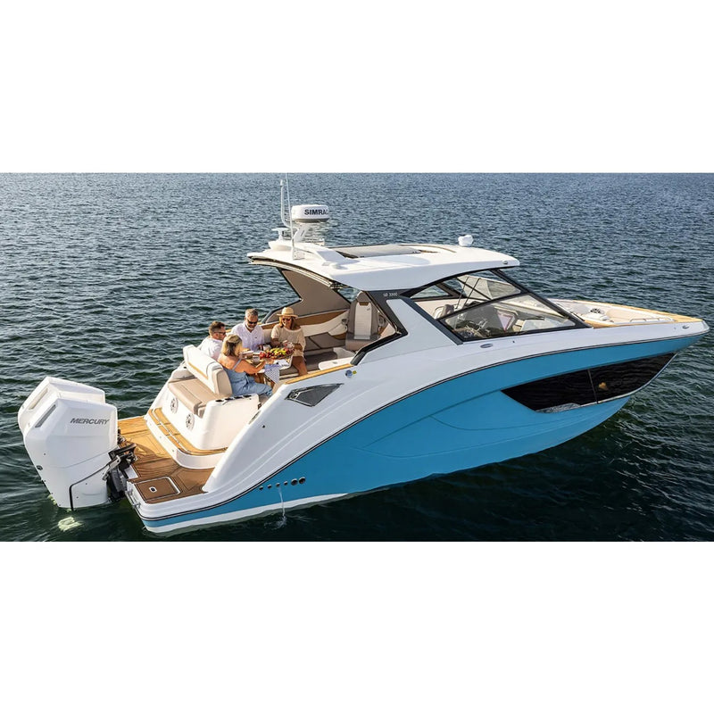 Scanstrut APTF25001 Aluminum PowerTower - White, Fits with 2kW/4kW Raymarine; Garmin & Navico BR24/3G/4G radomes (Forward leaning w/ 25-degree rake), 10"