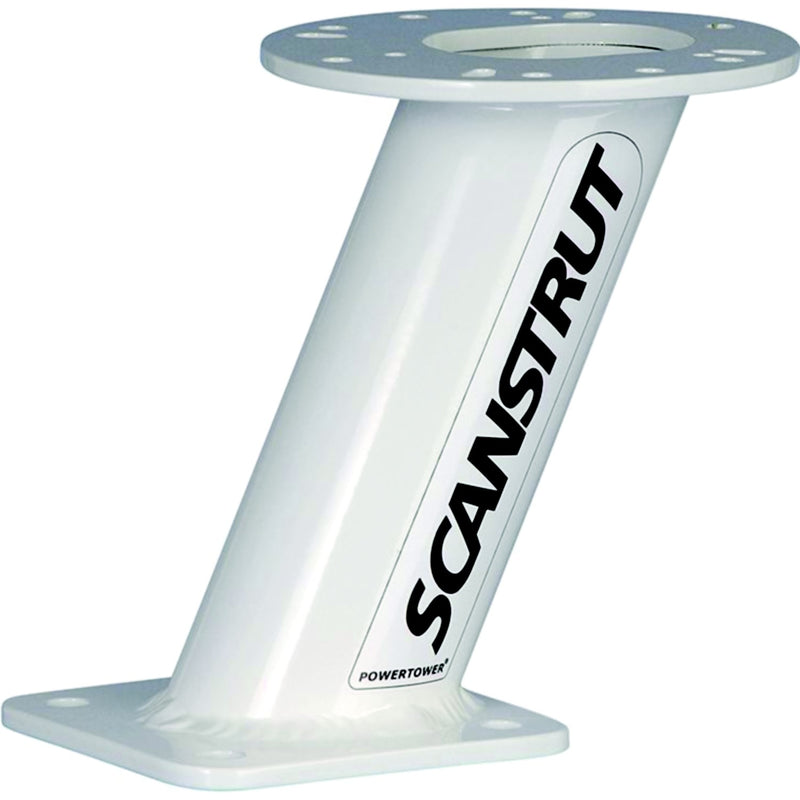 Scantstrut Camera Power Tower, White. Fits: FLIR, Raymarine, VEI & NVTI cameras, 5.9" Height Mount.