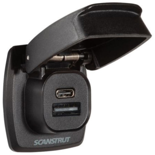 Scanstrut SCUSBF4 Flip Pro Max USB Charger, SC-USB-F3 USB-C & USB-A