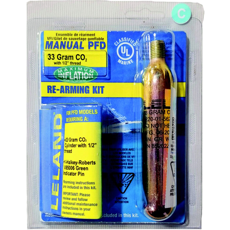 Leland 840AMU85202Z Inflatable PFD Rearming Kit, Manual, 33-Gram