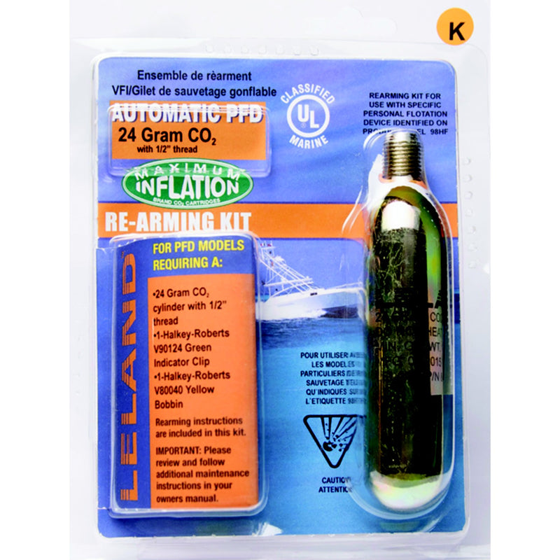Leland V9000084204Z Inflatable PFD Rearming Kit, 10-Gram, Manual