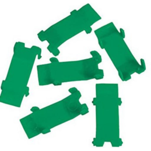 Leland V9012400006 Replacement Indicator Clips-Green-6/PK. for Halkey-Roberts V90000 Inflators.