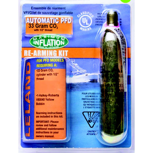 Leland V9500085202Z Rearm Kit-33 Gram Co2, 1/2" Threaded For Automatic PFD