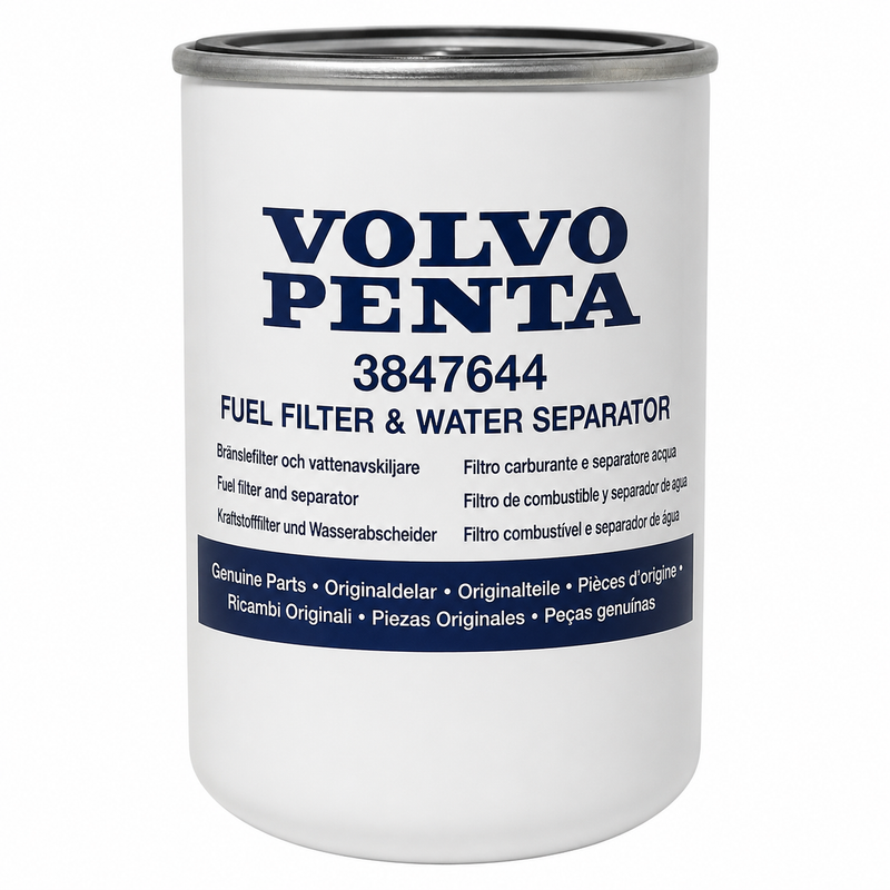 Volvo Penta Fuel Filter Water Separator 6-Micron 3847644