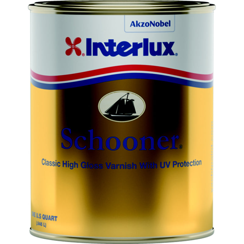 Interlux 96QTCA Schooner Varnish-Quart, 6/case