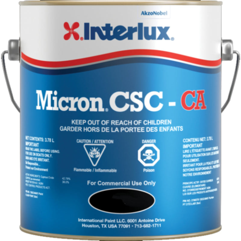 Interlux YBM003CA Micron® CSC-CA Bottom Paint, Black Gal.