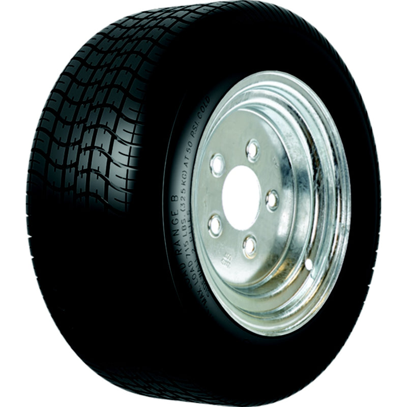 Loadstar Bias Wide Profile Tire and Wheel (Rim) Assembly 205/65-10 5 Hole