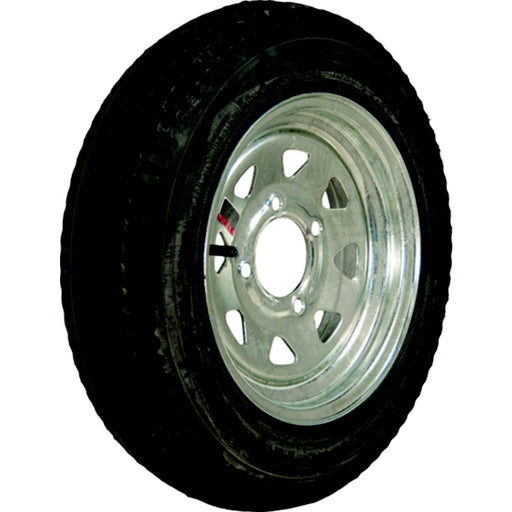 Loadstar Bias Tire and Wheel (Rim) Assembly 480-12 4 Hole 4 Ply