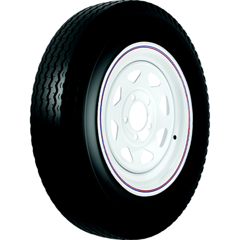 Loadstar Bias Tire and Wheel (Rim) Assembly 480-12 5 Hole 4 Ply