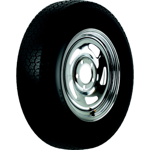 Loadstar Bias Tire and Wheel (Rim) Assembly ST205/75D-14 5 Hole C Ply