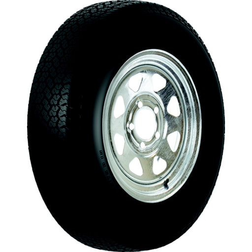 Loadstar Bias Tire and Wheel (Rim) Assembly ST215/75D-14 5 Hole C Ply
