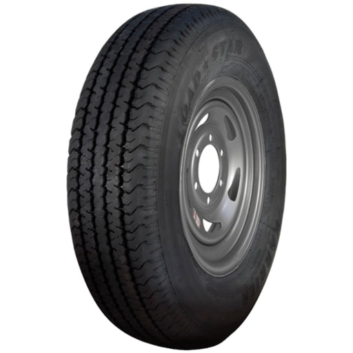 Loadstar ST Radial Tire and Wheel (Rim) Assembly ST225/75R-15 6 Hole D Ply