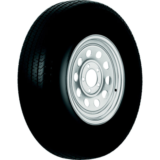 13" ST Radial Tire & Wheel Assembly, ST185/80R13 C/5-Hole Modular Silver