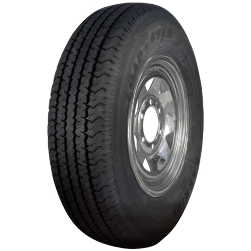 Loadstar ST Radial Tire and Wheel (Rim) Assembly ST225/75R-15 6 Hole D Ply