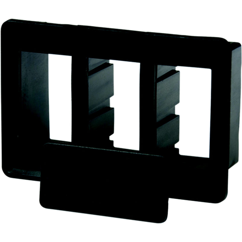 BEP 1001701 Rocker Switch Bracket, Triple, 2 Ends & 1 Center