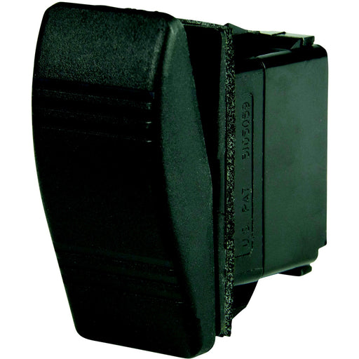 BEP 1001810 Weather Resistant Contura Rocker Switch, Off-(On), DPST, 1/4" Blade Terminals