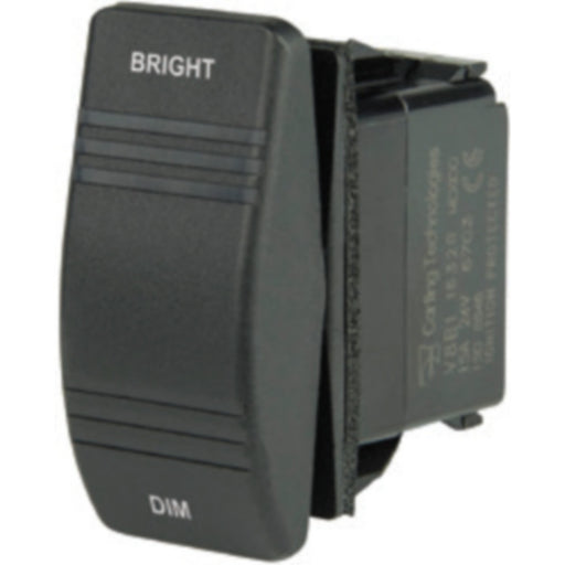 BEP 1001806 Weather Resistant Contura Dimmer Rocker Switch, (On)-Off–(On), SPDT, 1/4" Blade Terminals
