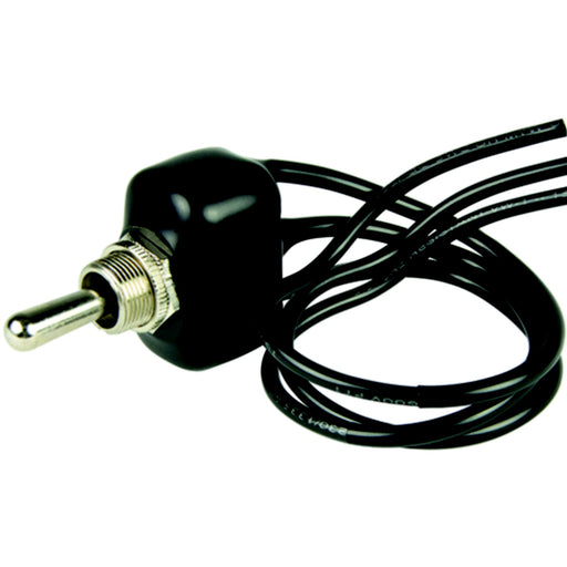 BEP 1002005 Sealed Dipped Toggle Switch, (On)–Off–(On), SPDT, 8" Wire Leads