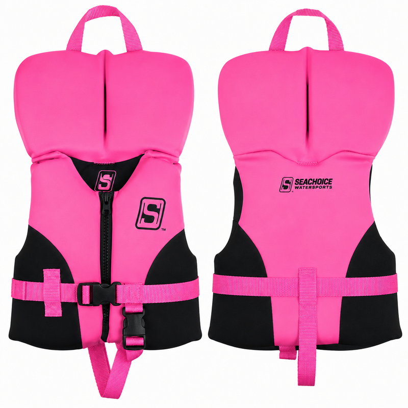 Seachoice 99494 Infant Evoprene Multi-Sport Vest – Pink/Black | Canada Only