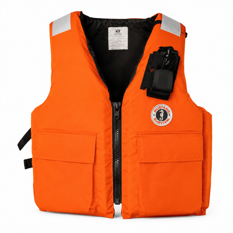 Mustang Survival MV3119RP Industrial PFD with Radio Pocket – Medium — MUS-MV3119RPM