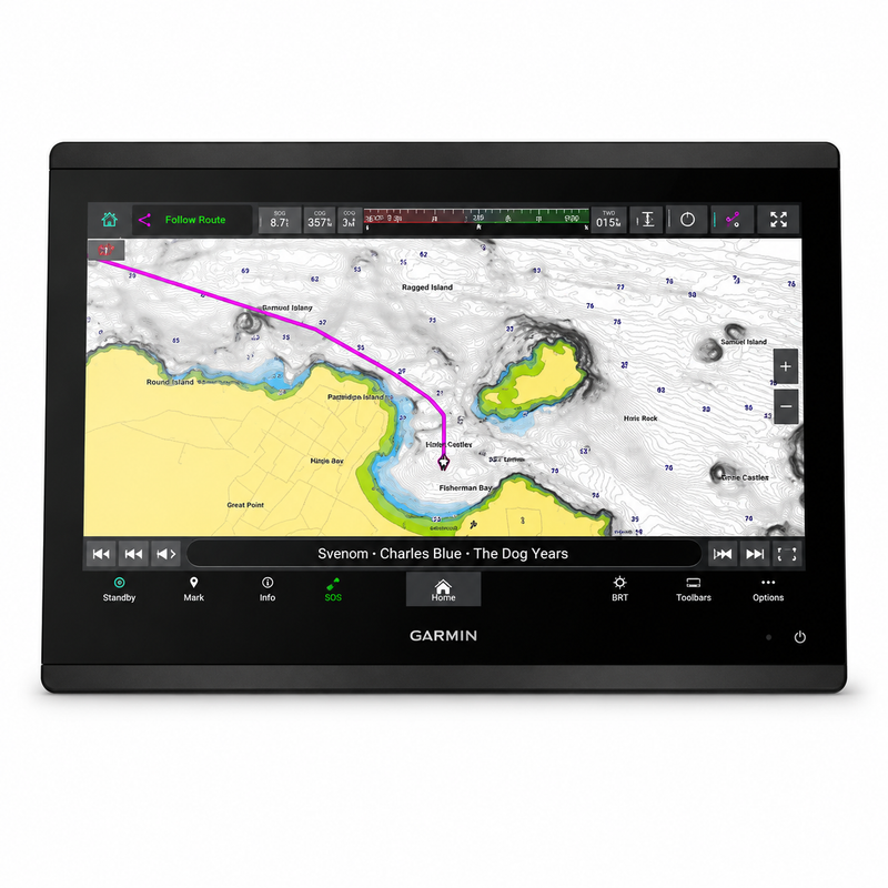 Garmin GPSMAP 1643xsv 16" Chartplotter/Fishfinder – US/Canada Navionics+ — GAR-010-02919-03