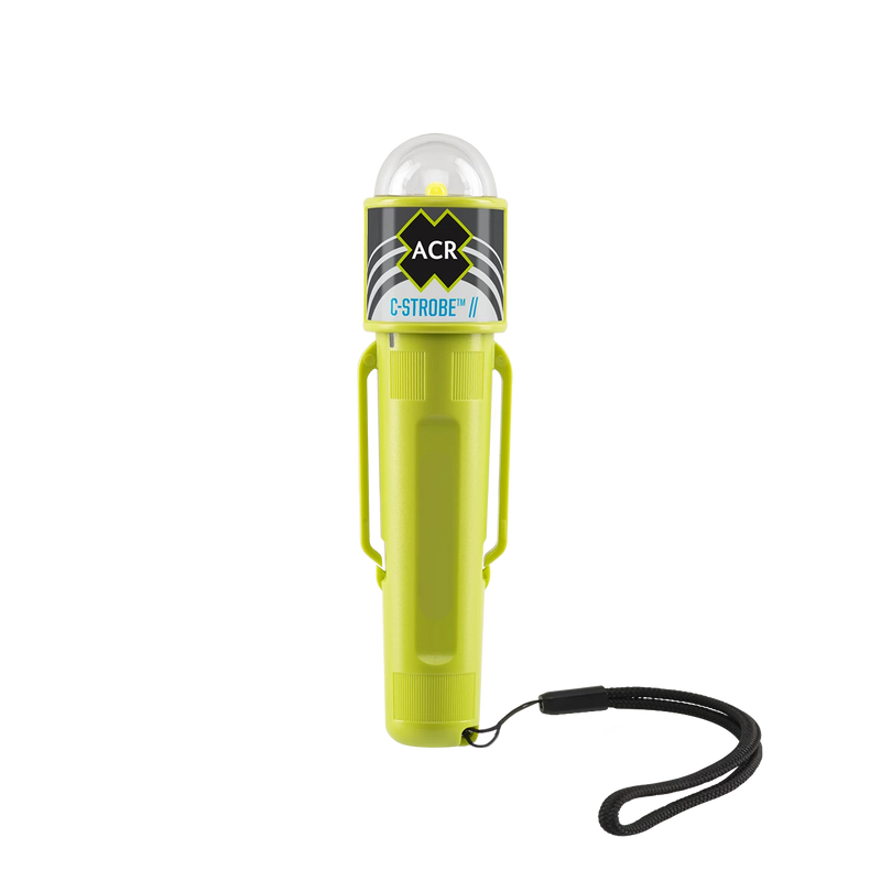 ACR C-Strobe LED Emergency Strobe Light — Manual Twist-On, 45 Lumen, 120+ Hr, USCG/SOLAS | ACR 3965.1
