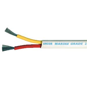 Ancor Safety Boat Cable 10/2 - 10/2 Rd/yl 1'SFT BOATCBL(100') | 124140FT