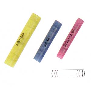 Ancor Butt Connectors Dbl Crimp - (25) 16-14 Butt Conn. Nylon | 210162