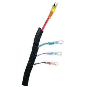 Ancor Spiral Wraps - Spiral Wrap 1/2in100'BLK | 452505