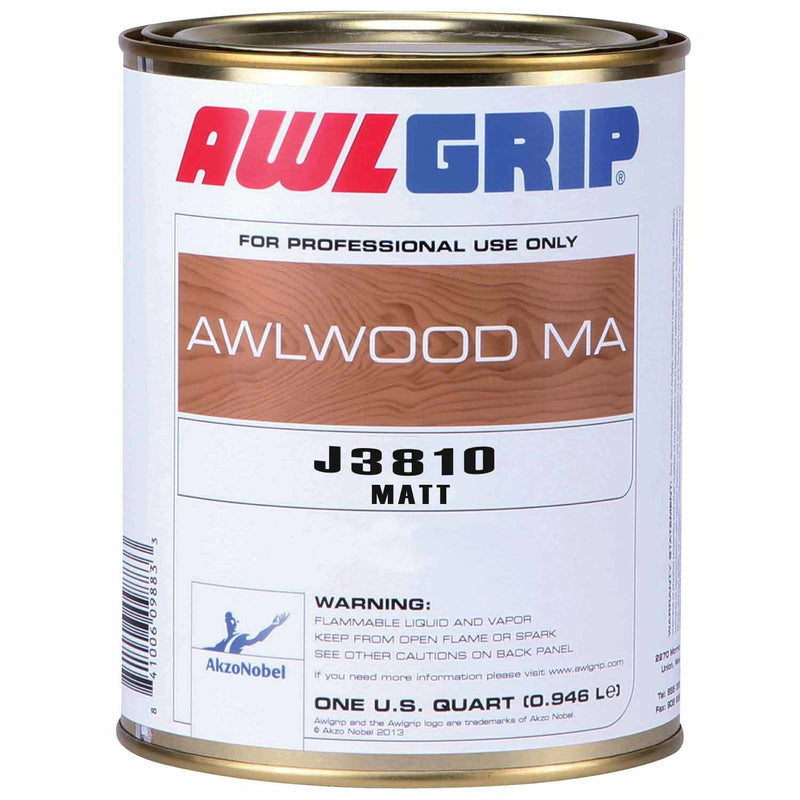 Awlgrip AWLWood MA Clear Matte Wood Finish Quart | AWL-J3810-QT