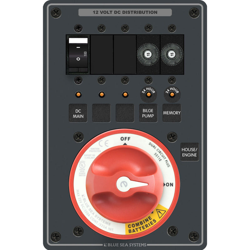 Blue Sea Systems Dual Main Distribution Panel 8690 (BSS 8690)