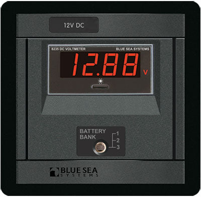 Blue Sea Systems DC Panel - Panel 360 DC 7-60V Dig Meter | 1474