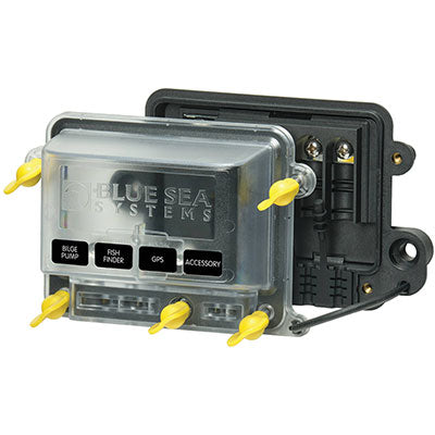 Blue Sea Systems Water Resistant Busbar - 4 Gang H2O Resist Busbar W/cov | 2356100