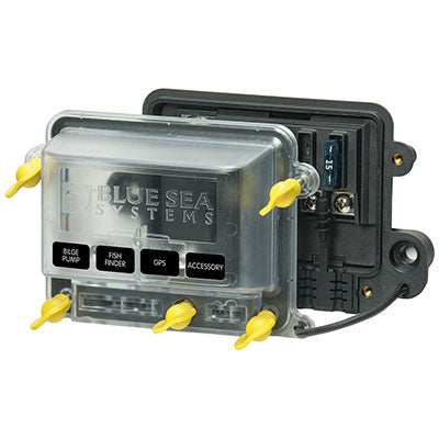 Blue Sea Systems St-blade W/r Fuse Block - Fuse Block ST Blade H2O Resist | 5056100