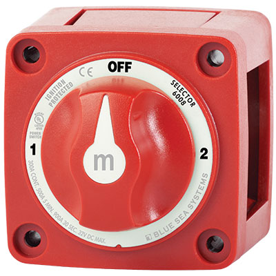 Blue Sea Systems M Series Battery Switch - Bat Switch M-ser 3POS 300A | 6008