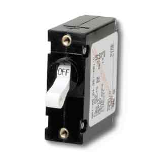 Blue Sea Systems Circuit Breakers - Toggle Breaker Sp 2.5A White | 7197