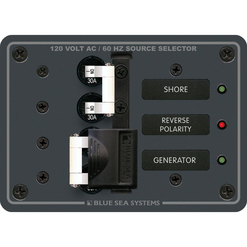 Blue Sea Systems AC Source Selector Panel (BSS 8032)