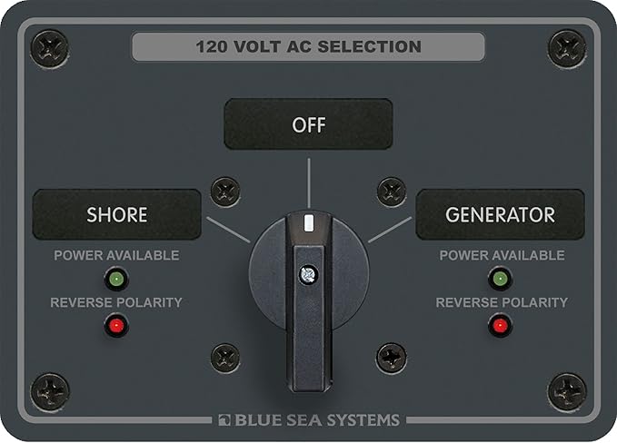 Blue Sea Systems AC Rotary Switch Panel (BSS 8367)