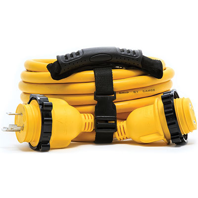 Camco 30A Powergrip Cords - Power Grip Cord 25' 30AM/30AF | 55611