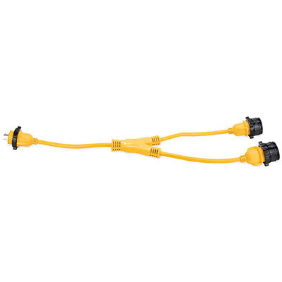Camco Powergrip Y-adapters - Power Grip Y Adapt 50AM/2X30AF | 55628
