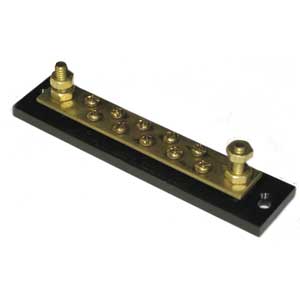 Cole Hersee Terminal Blocks - Term Block 10GANG8/32TUD150A | M-449-BP