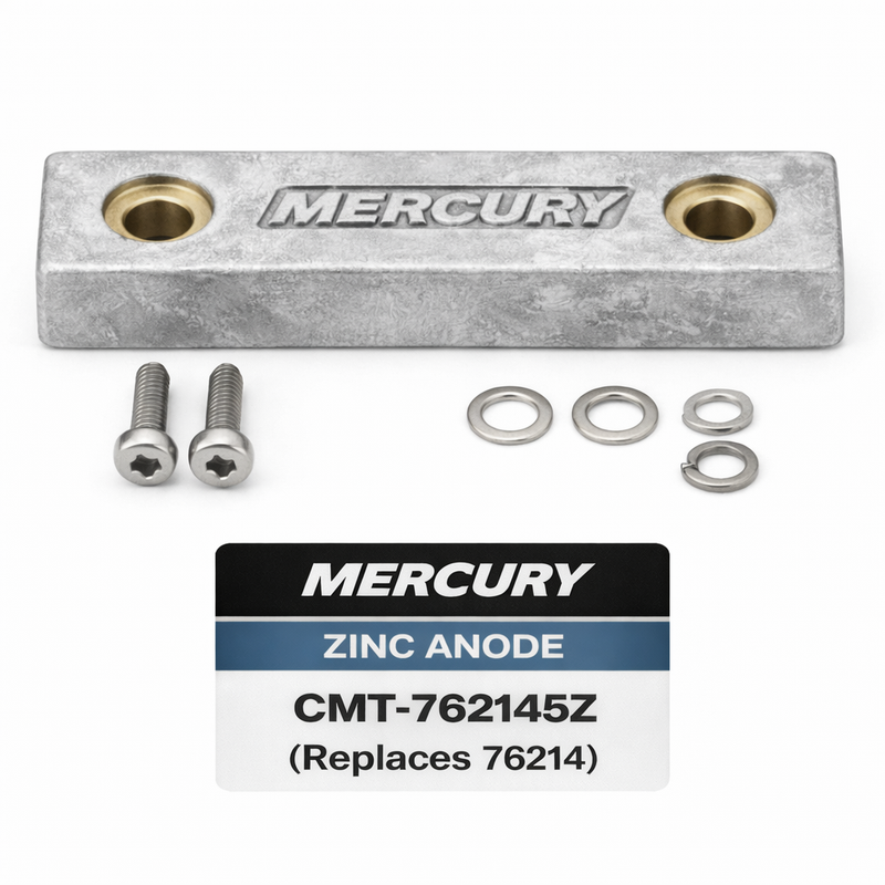 Mercury Zinc Anode - CMT-762145Z (Replaces 76214)