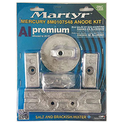 Martyr Mercury Anode Kits - Mg MERC EFI 75-150KP Kit | 8M0107548KITM