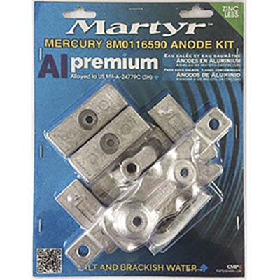 Martyr Verado Anode Kits - Mg Verado Pro Series Anode Kit | 8M0116590KITM