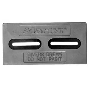 Martyr Hull Anodes - Mg Divers'dream 1/2"X4"X6" | DIVERMINIM