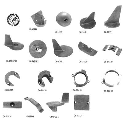 Martyr Mercury Mercruiser Anodes - Al Mercury Bravo Plate Gen 2 | 821630C2A