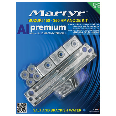 Martyr Suzuki Anode Kits - Zn Suzuki 150-350 HP Anode Kit | SZ150350KITZ